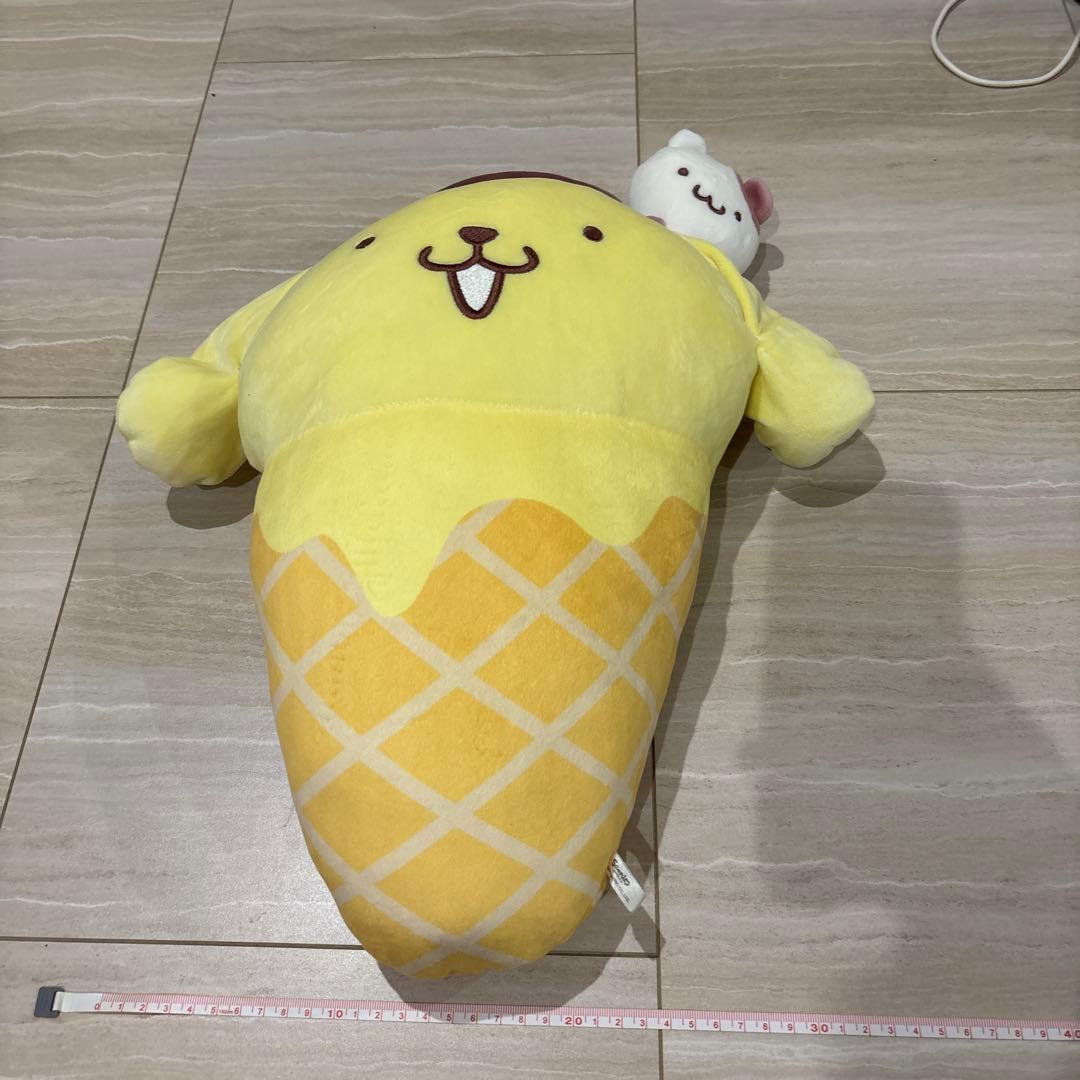 Pom Pom Purin Ice Cream Plush Cushion