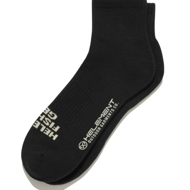 HELEMENT Unisex Technical Skin Mid Socks (BLACK)
