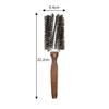 SHASH Roll Brush - Boar Bristle Hairbrush for Blow Drying and Styling, Sustainable Brown Beechwood Natural Hairbrush, Made In Germany
