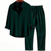 Plus Size Tracksuits Men's Full Length Sports Suit Two-pieces Fashion Sweatshirt