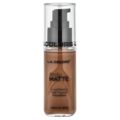 Los Angeles. Colors Truly Matte Foundation, CLM363 Cappuccino, 40ml (1,35 fl oz)