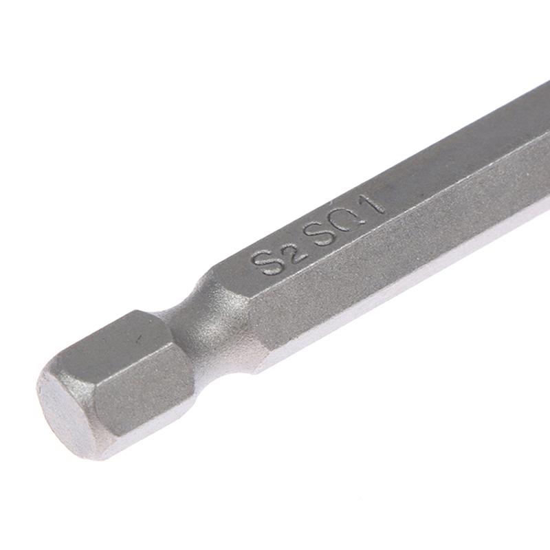 3 Stück 50/100mm Sq2 Vierkantkopf-Schrauberbit Schraubendreherbits Werkzeugset S2 Stahl Schraubendreherbits für Reparatur Handwerkzeug Bit-Set