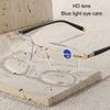 Presbyopic Glasses High Definition Lens Reading Glasses Blue Light Blocking Men Frameless High Definition Lens for The Elderly