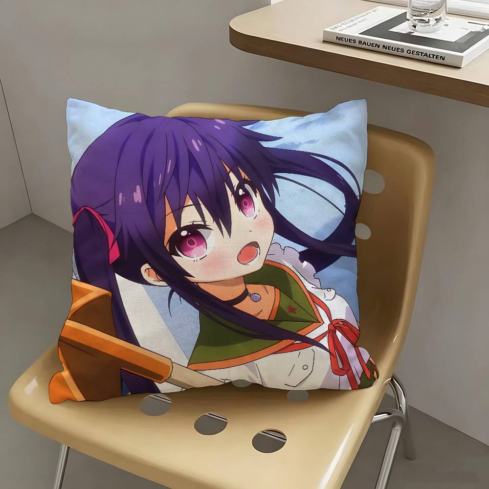 1pc Kurumi Ebisuzawa Anime Characters Pillow Case Fashion Square Pillowcase Bedroom Sofa Room Ins Decoration Leisure
