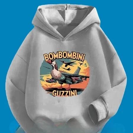 Autumn Winter Brainrot Kids Hoodies Cartoon Pattern Children Sweatshirt Tung Tung Sahur Casual Long Sleeve Tops Youth Clothing