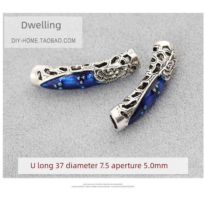 

Сделай сам Caulis Spatholobi Трубочные аксессуары Плетеная красная веревка Тибетское серебро U 1