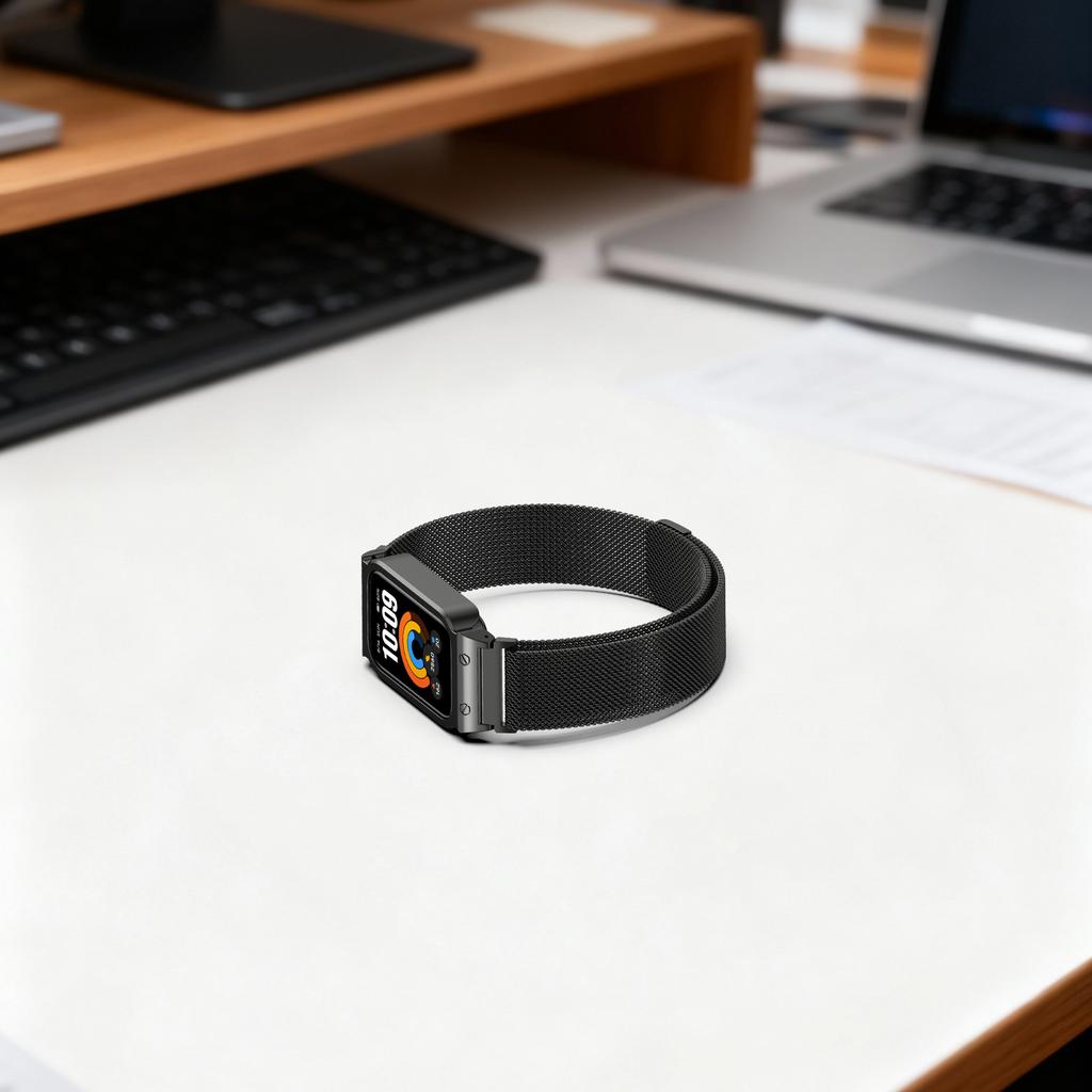 Vše v jednom Plné krytí Milánský magnetický kovový řemínek pro Xiaomi Band 11 Active Unisex 269 mm s nástroji pro bezplatnou instalaci