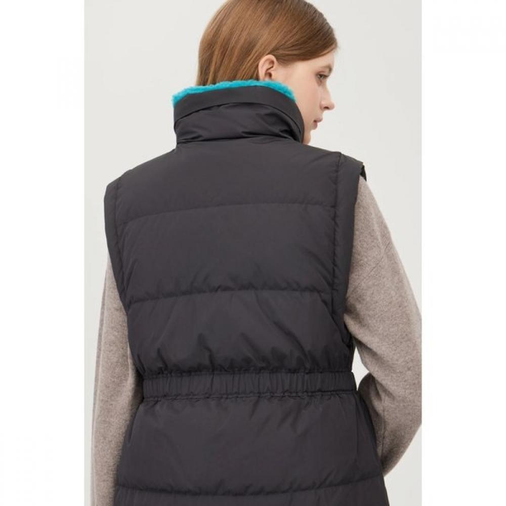 Benetton Color Fur Duck Down Vest Bapde4561