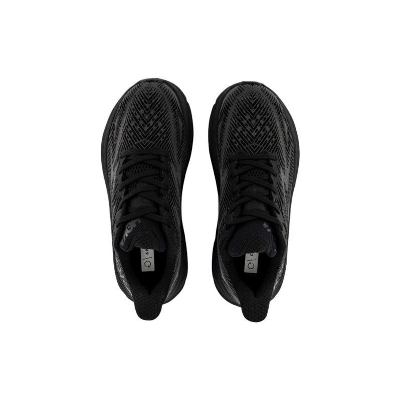 HOKA One One Scarpe da Ginnastica da Donna Clifton 9 Wide 'Nero' 1132211-BBLC