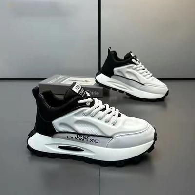 Trendy Brand Men's Shoes 2025 New Heightening Soft Sole Versatile Men's Winter Shoes Internet Celebrity Platform Explosion Dad Shoes Men
