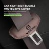 bgr3 For Volvo 2pcs Leather Car Seat Belt Protective Buckle Anti-Scratch Cover V40 V60 C30 C70 S60 S80 S90 XC40 XC60 XC70 XC90 T6
