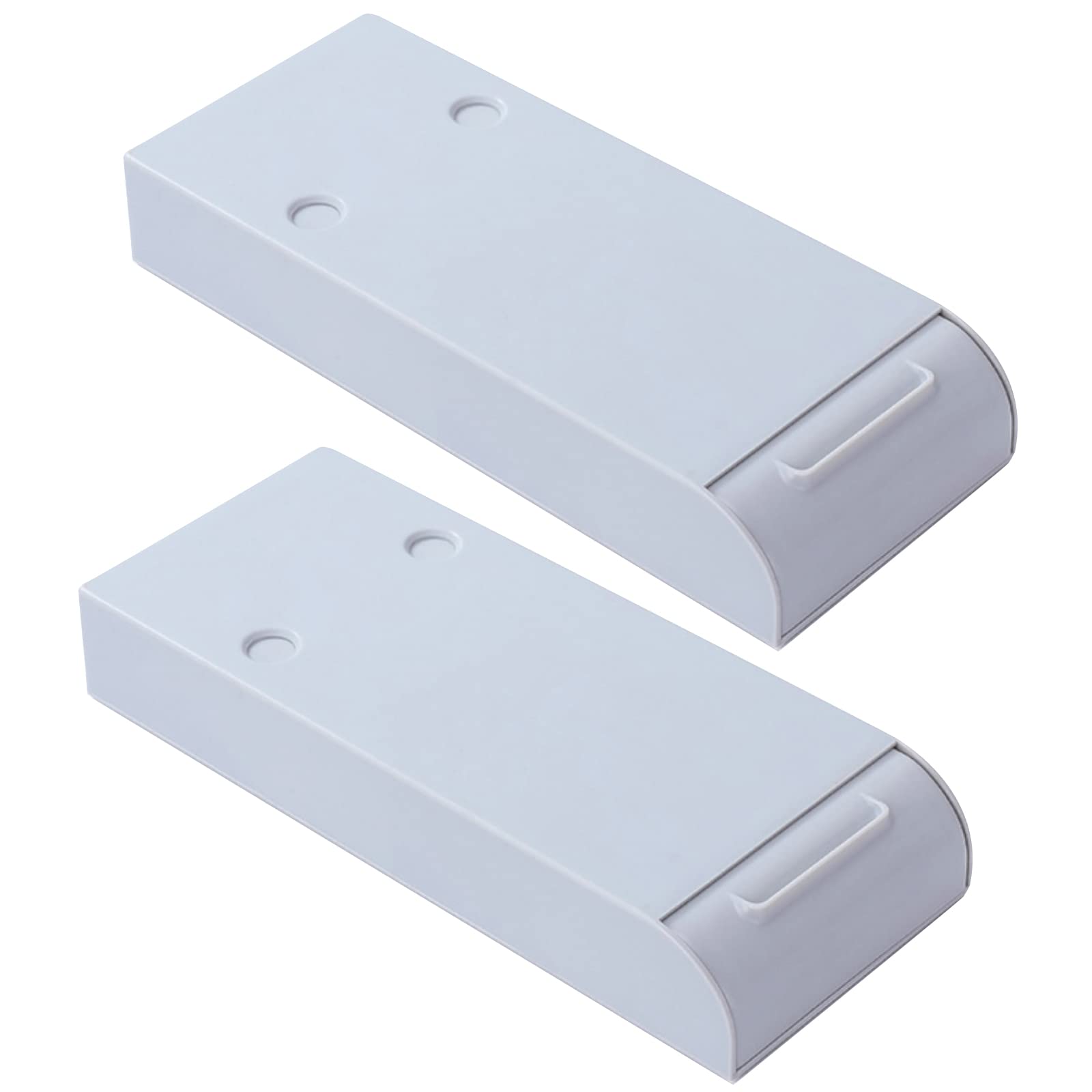 

of Mini Storage with Desk Storage Stationery Storage (RONGUI) [Set 2] Under-Desk Drawer, Small, Double-Sided Tape, Box, (Gray)