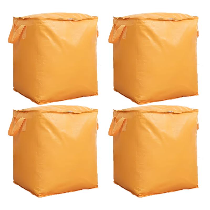 Large Capacity Moving Storage Bag Thickened Waterproof Tote Quilt Clothes Organizer Sacks For House Moving Dorm Seasonal Storage