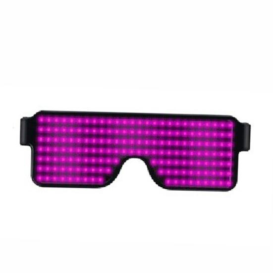 Electronic Eyeglasses with Luminous LED Light Birthday Party Carnival Props
