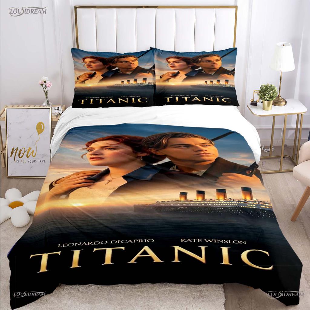 Comforter Titanic Romantic Love All Season Comforter Bedding Sets Soft And S Single/Double/Queen/King