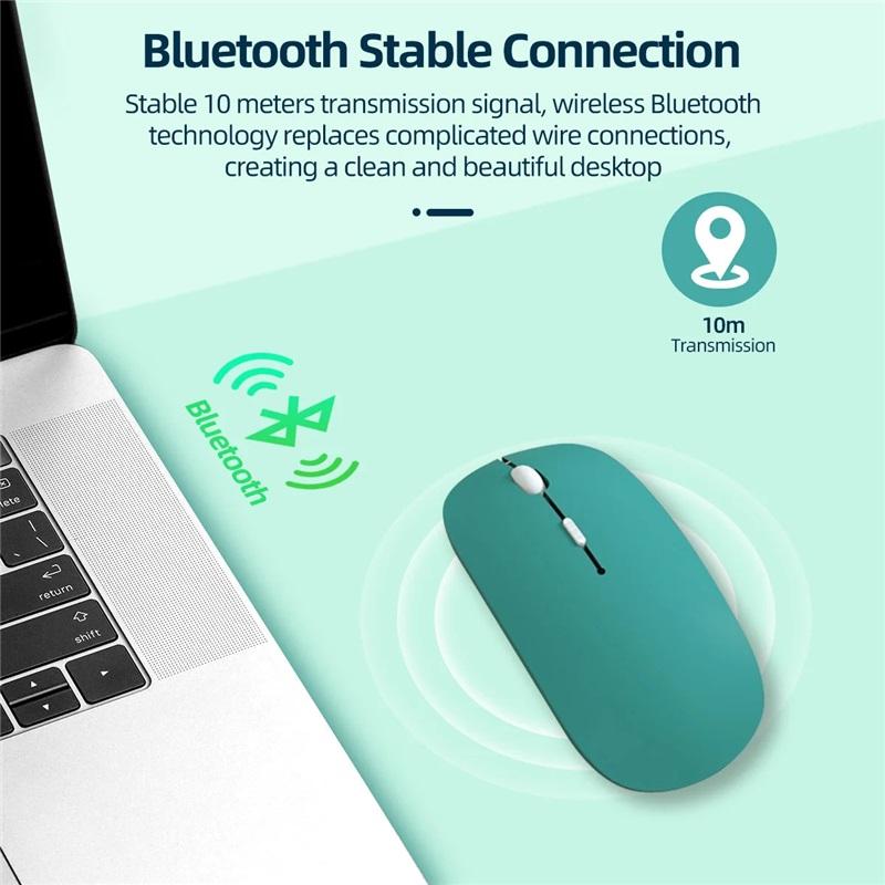 Bezprzewodowa mysz kompatybilna z Bluetooth Przenośna Ergonomiczna Myszy Komputerowe Do Laptopa iPada Tabletu PC Telefonu Komórkowego Myszy Biurowe Gamingowe