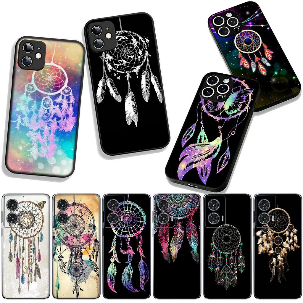 For Samsung Galaxy S25 S24 S22 S23 FE Ultra Plus A56 A05 A06 A15 A16 A55 S7 Edge Case Dream Catcher Watercolor Dreamcatcher