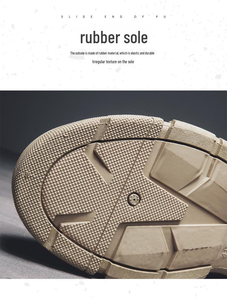 Northeast Men's 2025 Winter Snow Boots with Fur, High-Top, Plus Velvet Lining