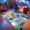 Brighton Teppich für Wohnzimmer Schlafzimmer Zuhause Sofadekoration, Rutschfeste Bodenmatte für Kinderspiel