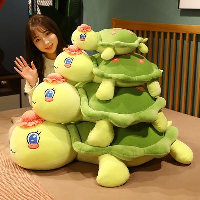 Down Cotton Soft Soft Sea Turtle Plush Toy Cute Nap Pillow Doll Couple Turtle Doll Girl Bed Sleeping Big Throw Pillow Gift