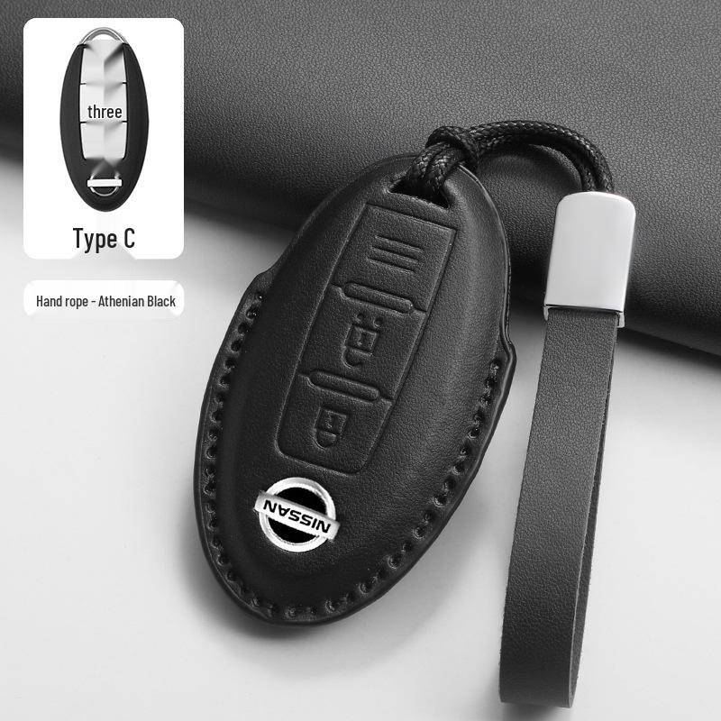 Pinke Schlüsselhülle für Nissan Patrol Y62 5-Tasten Smart-Schlüssel (2018-2019)