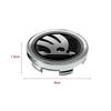 2026 Hot For SKODA 4pcs 56mm+60mm Car Wheel Center Hub Cap Rim Cover Emblem Stickers For Skoda Octavia 1 2 3 A4 5 MK2 Kodiaq Sup