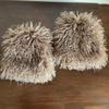 Women's Furry Leg Warmers Plush Fuzzy Boot Covers Toppers for Winter Fashion Costume Parties Thermal Leg Gaiters Socks