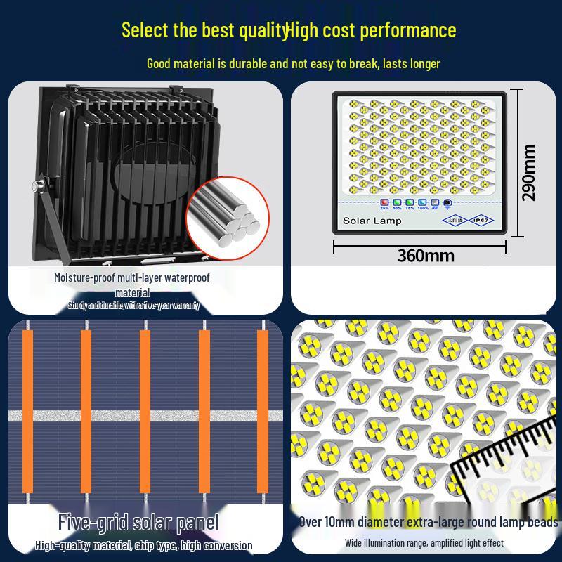 Starry Sky Solar Outdoor Floodlight