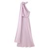 European and American Style, New Women's Clothing, Foreign Style, Fashion Style, Silk Satin Texture Streamer Neck Dress