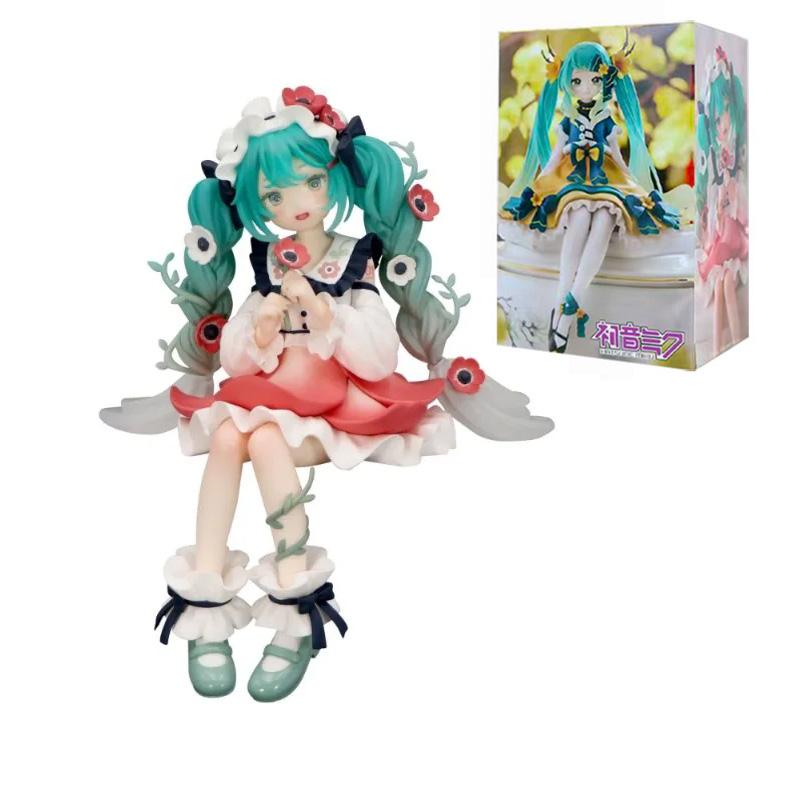 Original FuRyu Hatsune Miku Flower Fairy Anime Figure Toys PVC Model Collection Action Figurine Doll Gift