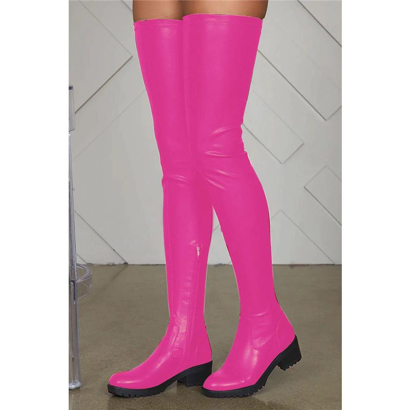 Knee-high Boots Female Thick Bottom 3.5cm Fall And Winter Two Wear Flip-flop Boots Tall Boots Sub