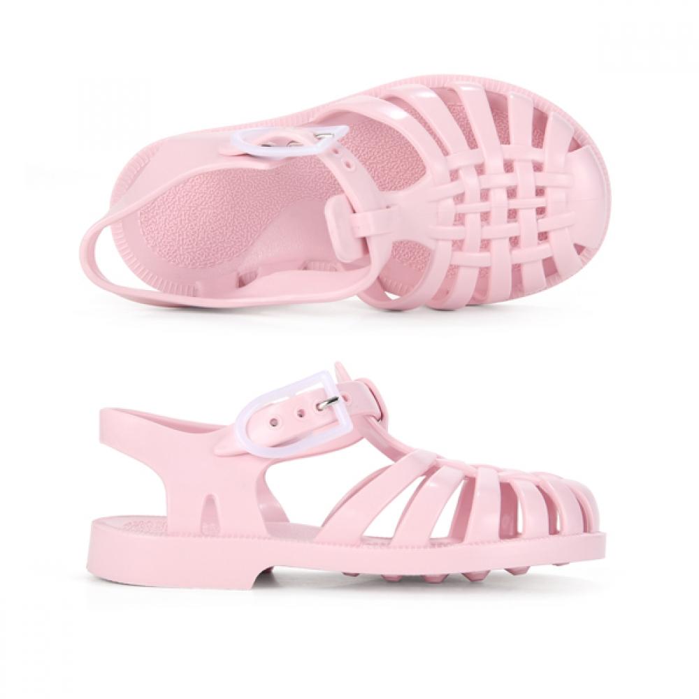 Meduse Sun 201 Rose Pastel Rose Pastel Light Pink Kids Kids Jelly Shoes Sandals