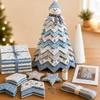 Mehrlagiger Stoff Patchwork Weihnachtsbaum Bausatz Vintage Handnähen Weihnachtsbaum Schmuck Handarbeit