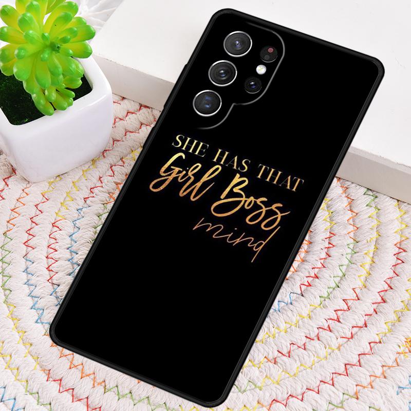 Princess Female Boss Coffee Soft Phone Case For Samsung Galaxy Note 10 Pro S26 S25 S24 S23 S22 Ultra Plus S21 FE S20 Cover