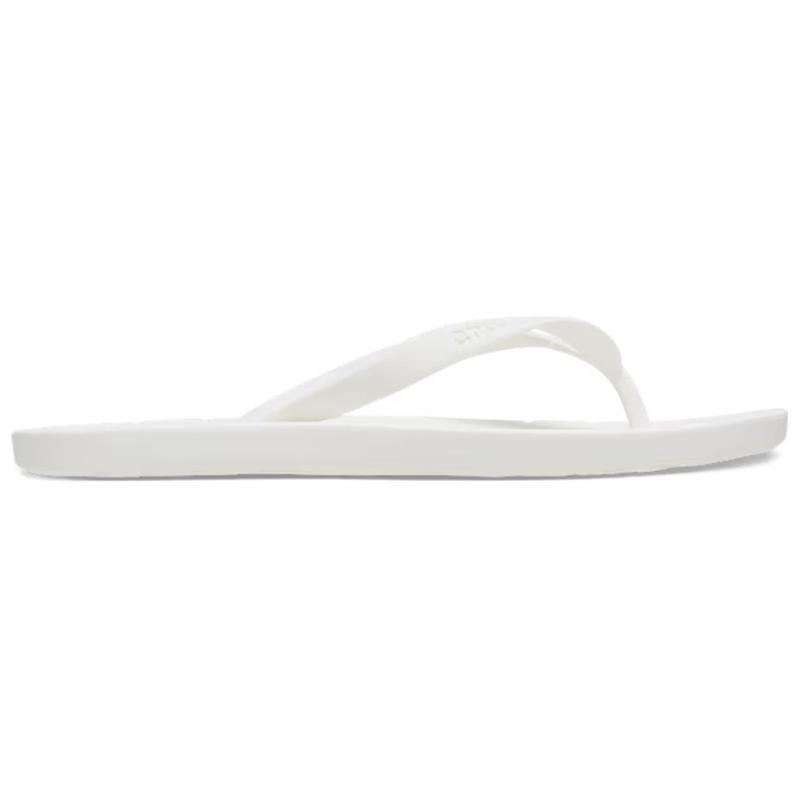 Crocs Open-Toed Slip-On Flip-Flops Unisex White