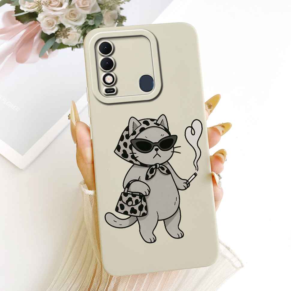 6.52" For Tecno Spark 8 KG6 KG6k Silicone Case Shockproof Soft Phone Cover For Tecno Spark8 Spark 8 Casing Protection Shell