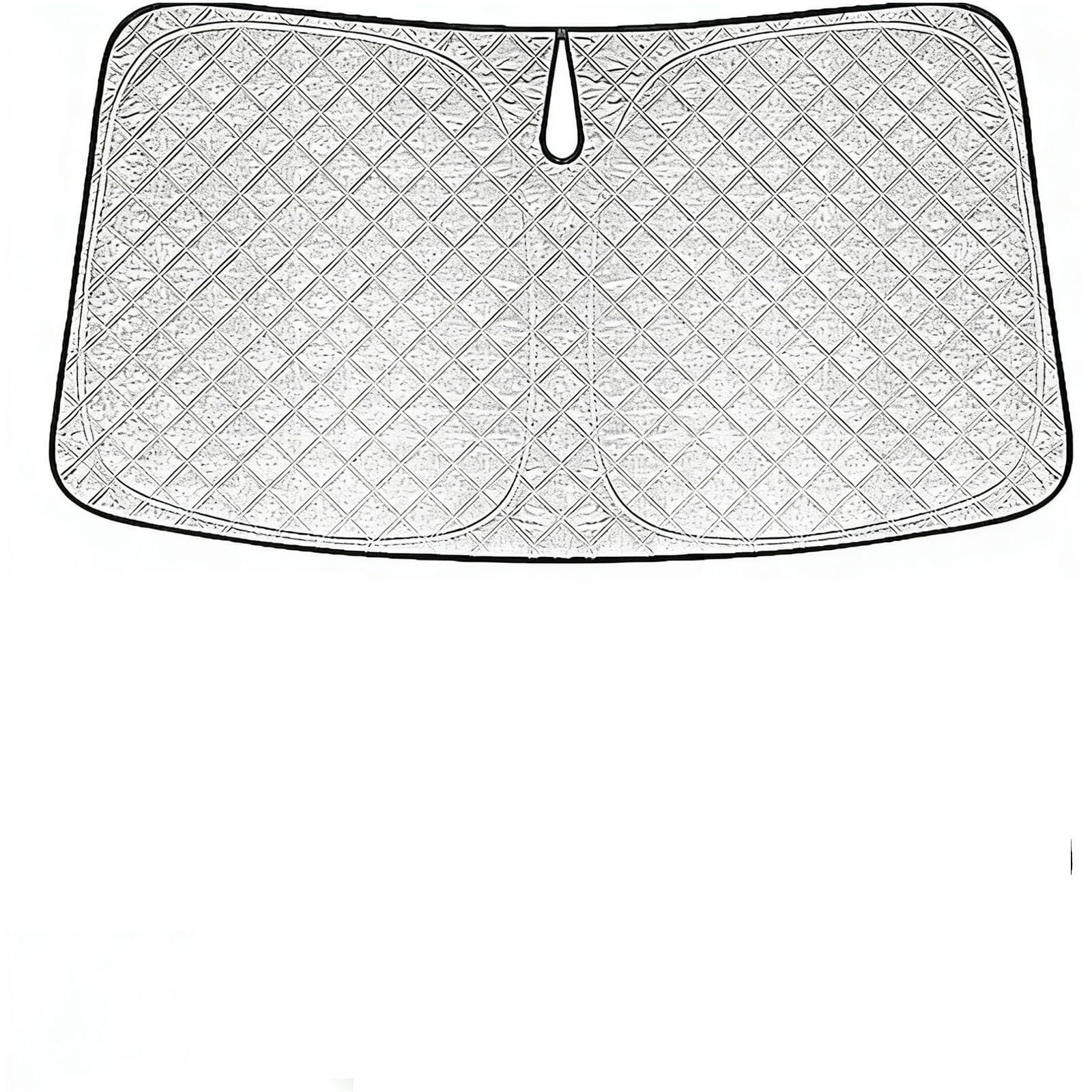 

Honda Compatible Front Sunshade for Stepwgn Models 2022 UV Sunburn Deterioration Easy Installation with Storage No Suction Cups Direct from
