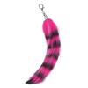 Multi Colored Furry Keychain Foxes Tail Shape Ergonomic Design Compact Portable Solution For Home Office And Outdoor Use