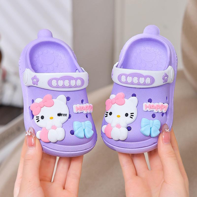 Soft Non-Slip Cartoon Slippers for Girls, Toddlers & Babies - Indoor Summer Wear