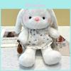 Plush Bunny Doll With Dress Cute Stuffed Animal Gift For Kids And Adults