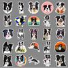 50 Border Shepherd Doodle Stickers Personalized Cartoon Cute Dog Decorative Mobile Phone Case Waterproof Suitcase Stickers