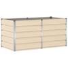 Plant Pot Ivory 160 X 80 X 75 Cm Steel