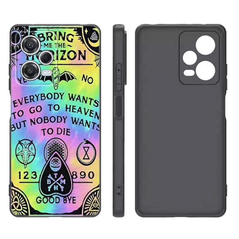Witches Moon Tarot Witch Ouija Black Silicone Phone Case For Xiaomi Redmi Note 9 10 11 11S 11T 12 13 Pro 5G Plus 9S 10S 12S
