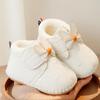 Warm Velvet Non-Slip Winter Baby Shoes for Girls, Soft Sole for Beginners (0-1 Year)
