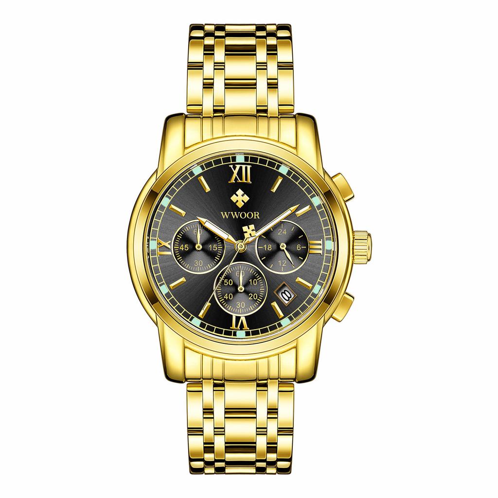 Men's Waterproof Luminous Running Alarm Clock Watch