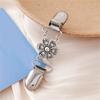 Elegant Floral Brooch Pin For Sweaters And Scarves With Openwork Design