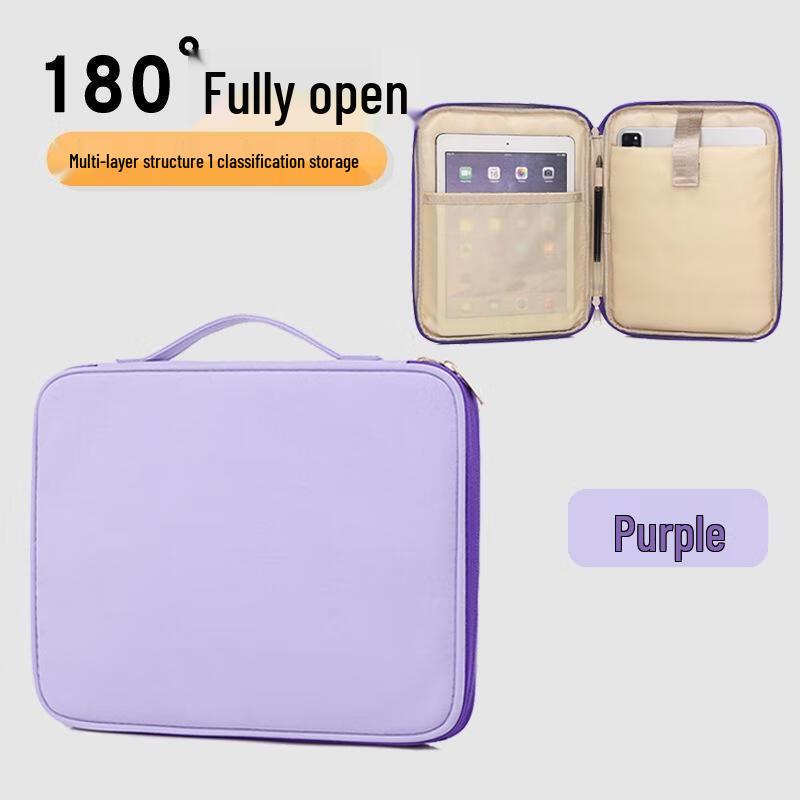 JINGRUIXIANG Morandi Laptop & iPad Sleeve Bag