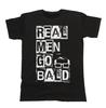 Real Men Go BALD Mens Funny T-Shirt Mens Womens Tees Top Cotton Eco Friendly Gift