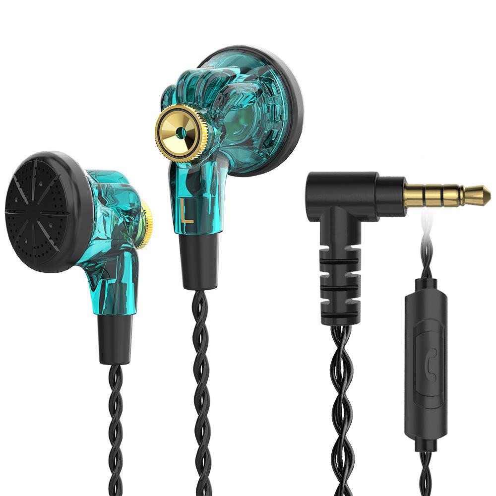 PT03 Wired Music Headphones, Flat Head Earbuds, Computer Mobile Phone, Universal HiFi