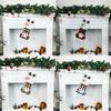 Pet Dog Xmas Stocking Hanging Bone Shape Stocking for Xmas Party Fireplace Tree Gift Decoration B